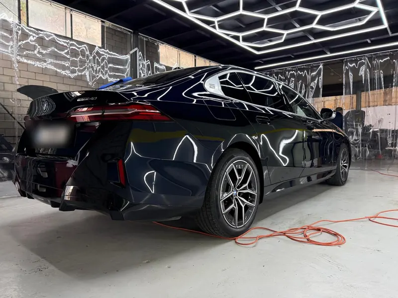 BMW in the Garo Garage detailing bay
